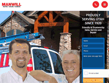 Tablet Screenshot of manwill.net